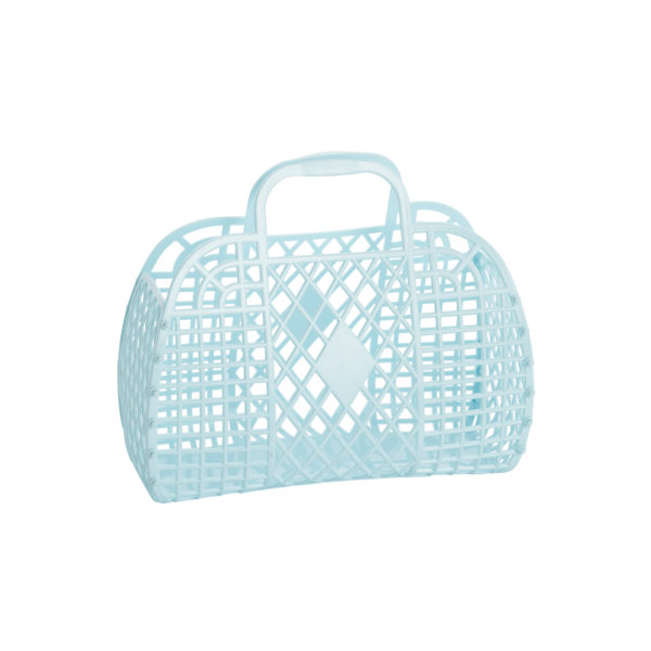 Panier rétro Bleu
