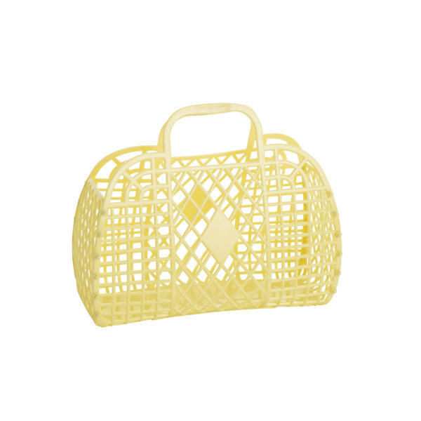 Panier rétro Jaune