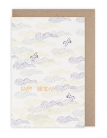 Carte double Happy Birthday