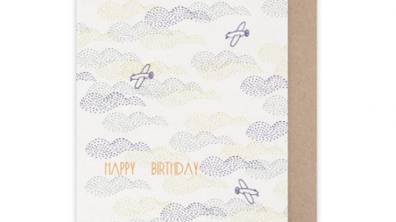 Carte double Happy Birthday