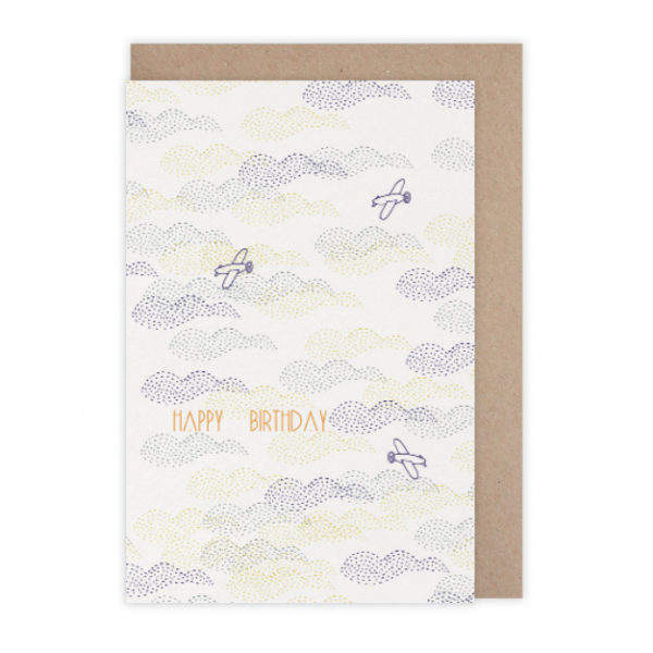 Carte double Happy Birthday