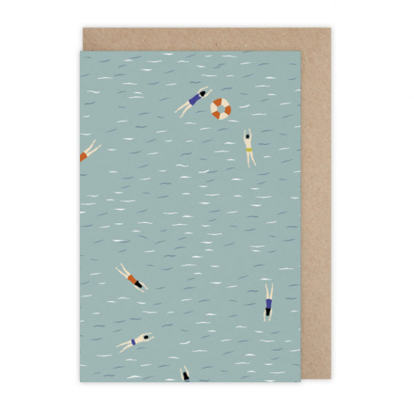 Carte double Nageurs