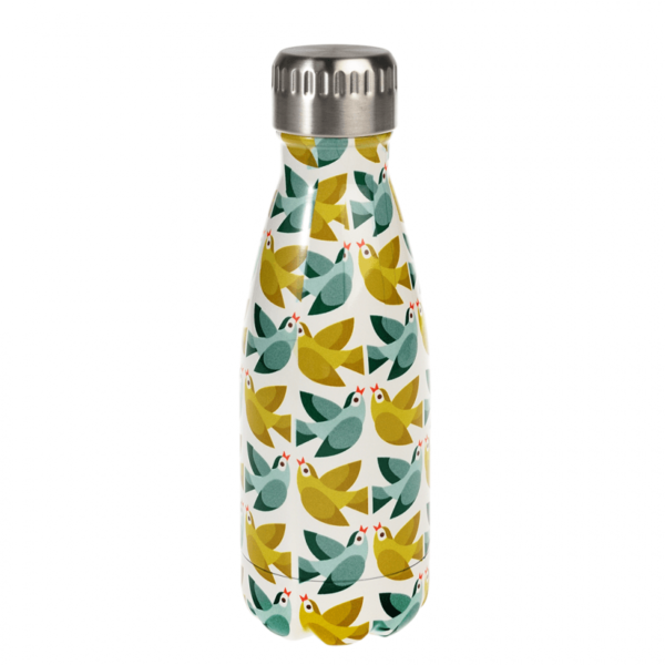 Petite bouteille en acier inoxydable Love Birds 250ml