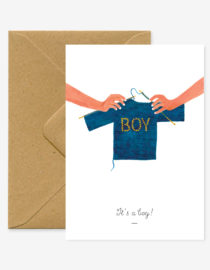 Carte double It's a boy