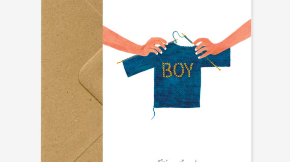 Carte double It's a boy