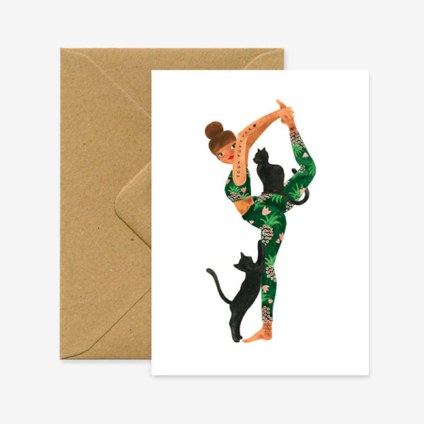 Carte double Yoga forever