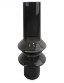 Vase Zag Noir