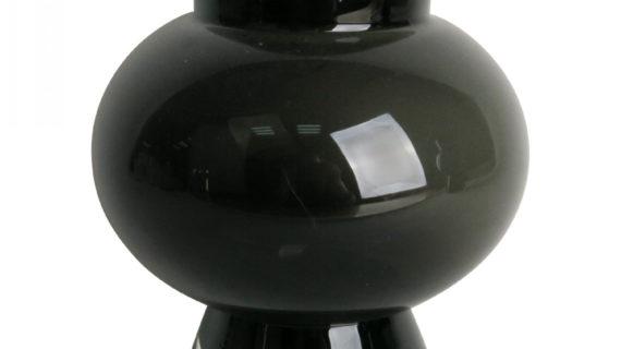 Petit vase Boule noir