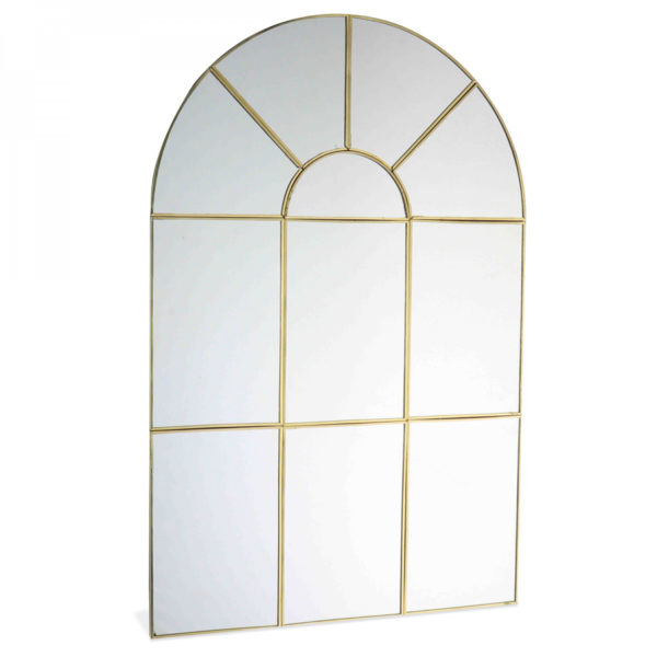 Miroir Intemporel fenêtre Doré