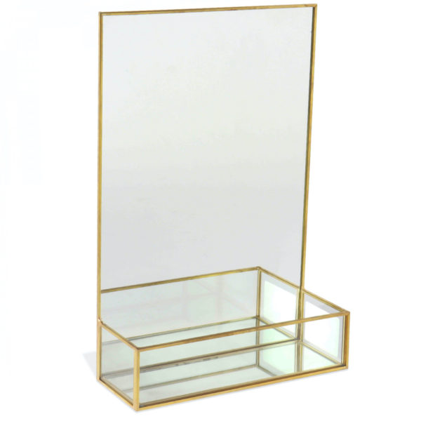 Miroir Intemporel à poser Doré