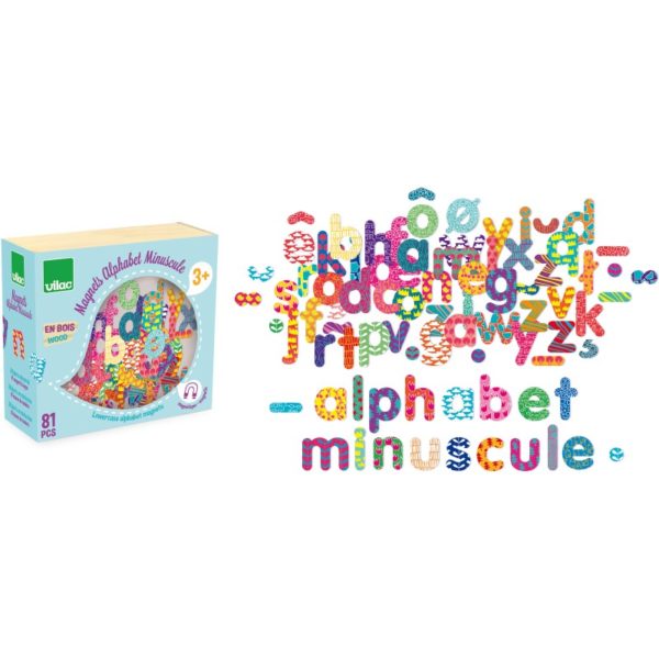 Magnets Alphabet minuscule 81 pcs
