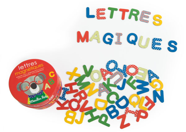 Lettres magnétiques carton (54 magnets)  – Image 2