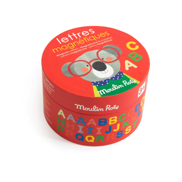 Lettres magnétiques carton (54 magnets) 