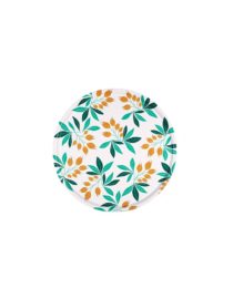 Plateau en bouleau Campanules - rond 45cm