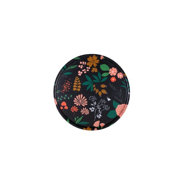 Plateau en bouleau Herbier - rond 45cm