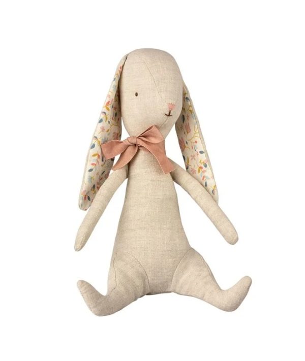 Doudou Lapin ruban rose