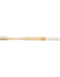 Brosse à dents en bambou, blanc