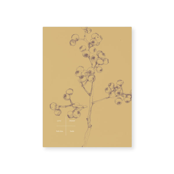 Carte simple A5 - Yellow Berry