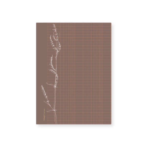 Carte simple A5 - Grass grid