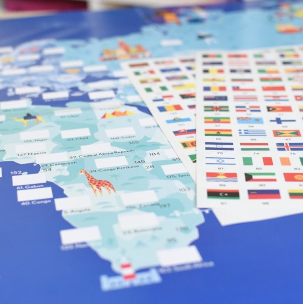 Poster en stickers - Drapeaux du monde (6-12 ans) – Image 2