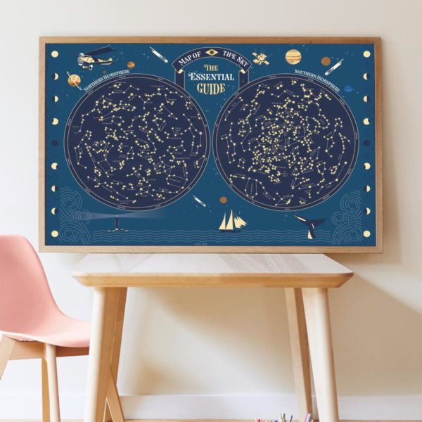 Poster en stickers - Carte du ciel phosphorescente (6-12 ans) – Image 2