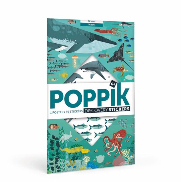 Poster en stickers - Océans (6-12 ans)