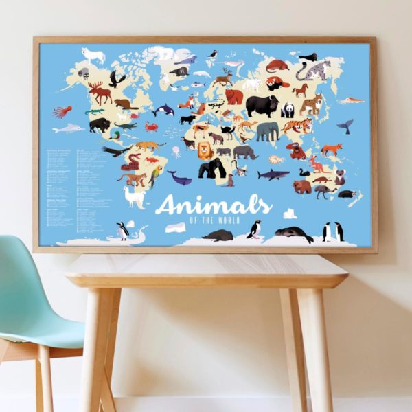 Poster en stickers - Animaux du monde (5-12 ans) – Image 2
