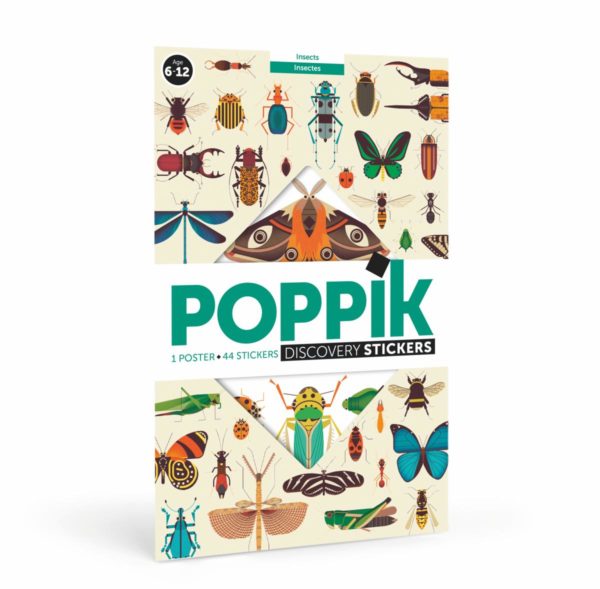 Poster en stickers - Insectes (5-12 ans)