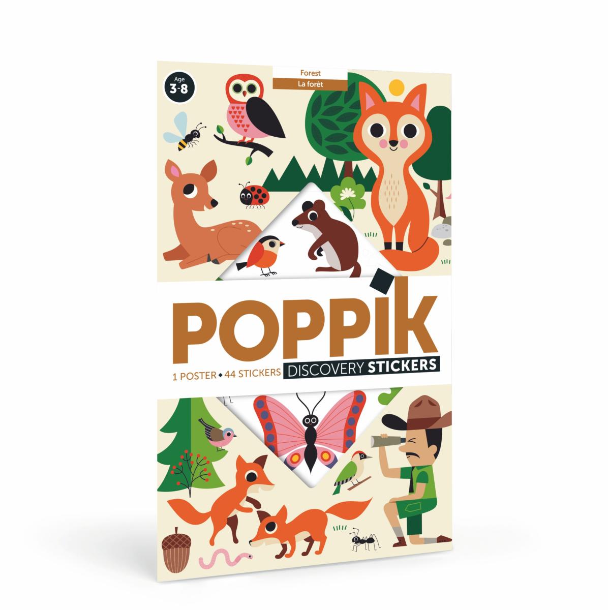 Poster en stickers - La Forêt (3-8 ans)