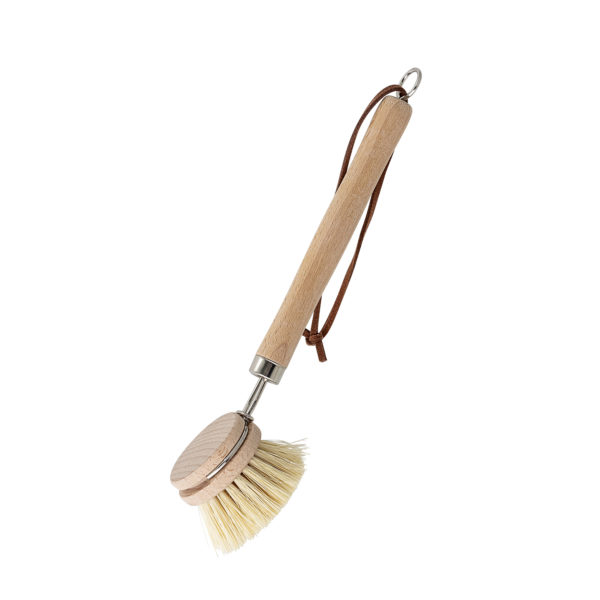 Petit brosse à vaisselle en hêtre