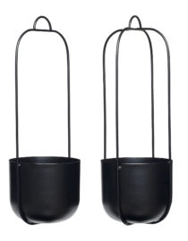 Lot de 2 pots à suspendre