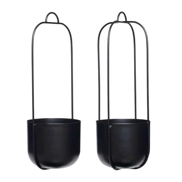 Lot de 2 pots à suspendre