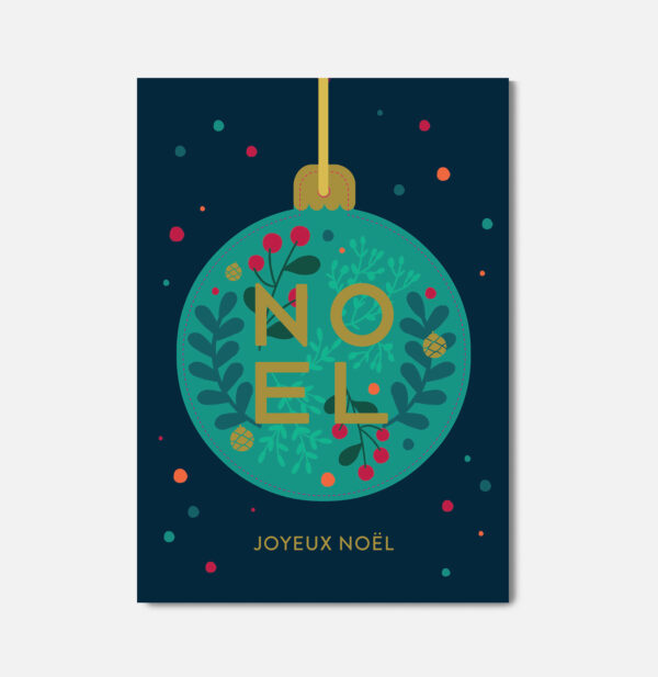Carte double - Joyeux noël