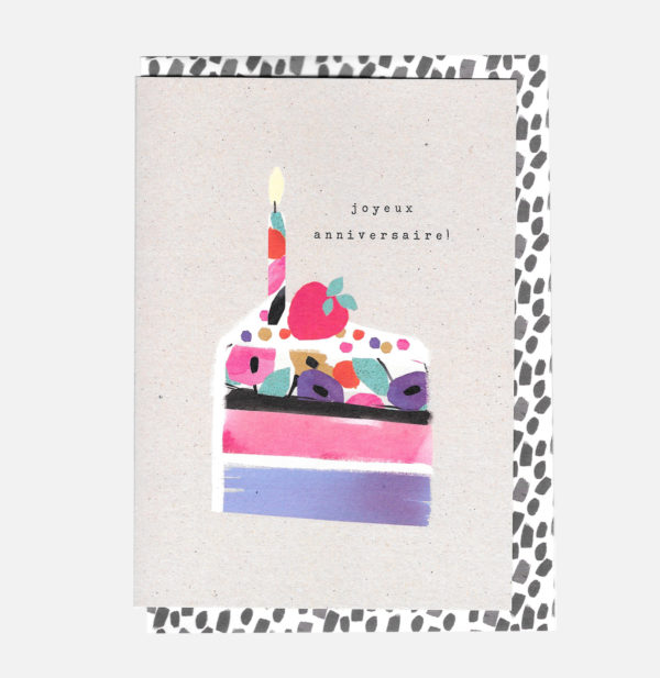 Carte double - Joyeux anniversaire