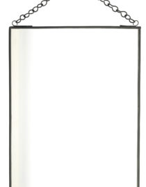 Miroir suspendu noir