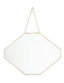 Miroir suspendu Doré