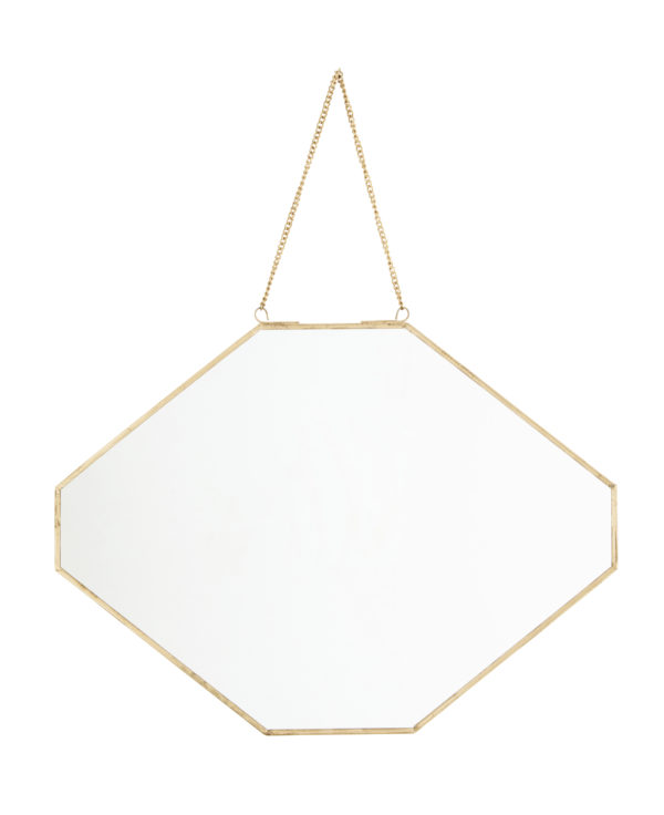 Miroir suspendu Doré