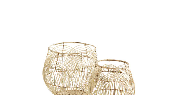 Paniers ronds en rotin