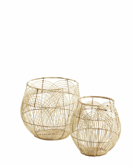Paniers ronds en rotin