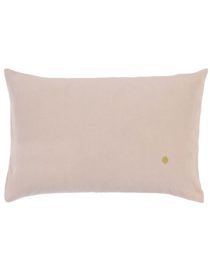 Coussin Mona Biscuit en chanvre bio 40x60cm
