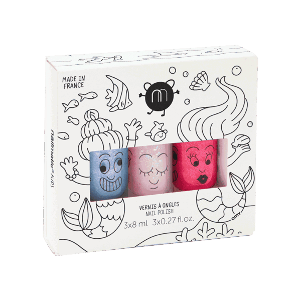 Coffret de 3 vernis à l'eau Mermaid