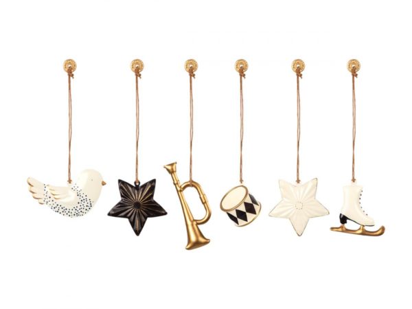 Coffret décoration Noël Anthracite/Or – Image 2