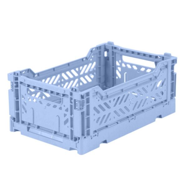 Caisse pliante Bleu bébé - Petite