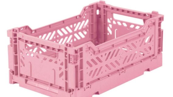 Caisse pliante Rose bébé - Petite