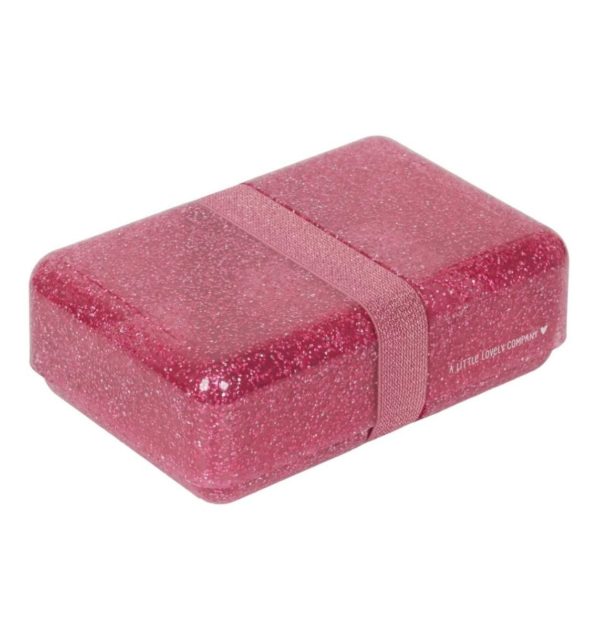 Lunchbox à paillettes Rose