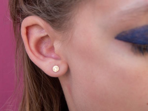 Boucles d'oreilles Asymétriques Lune – Image 3