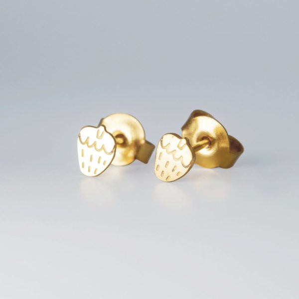 Boucles d'oreilles Fraises