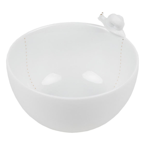 Bol en porcelaine, Escargot