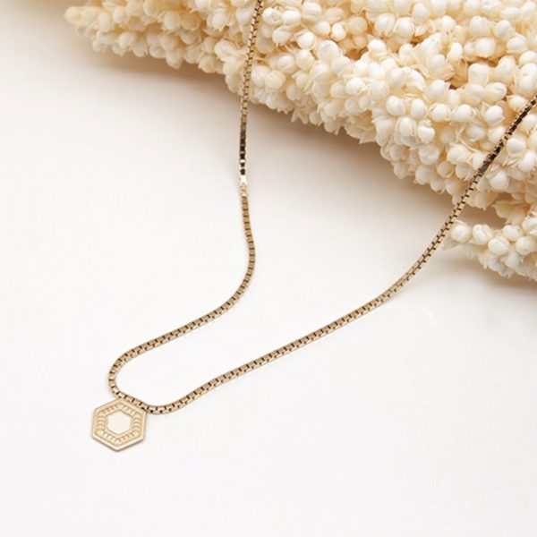Collier FLAKES Blanc