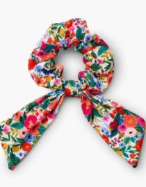 Chouchou noeud - Garden Party - 100% Polyester - D9cm - Noeud 10cm